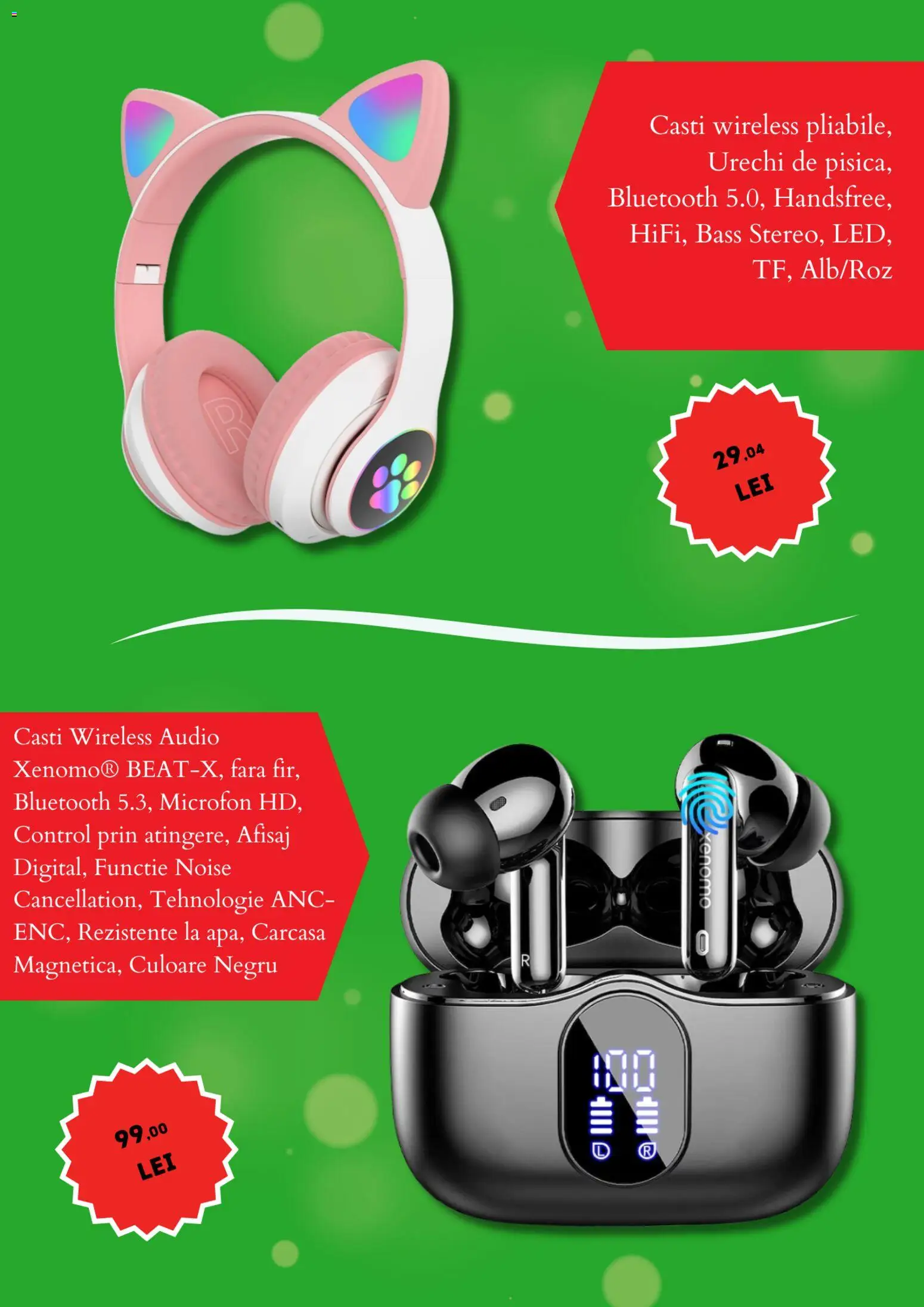 Noul catalog Emag – valabil de la 31.12.2025 | Pagină: 4 | Produse: Audio, Căști, Microfon, Carcasă