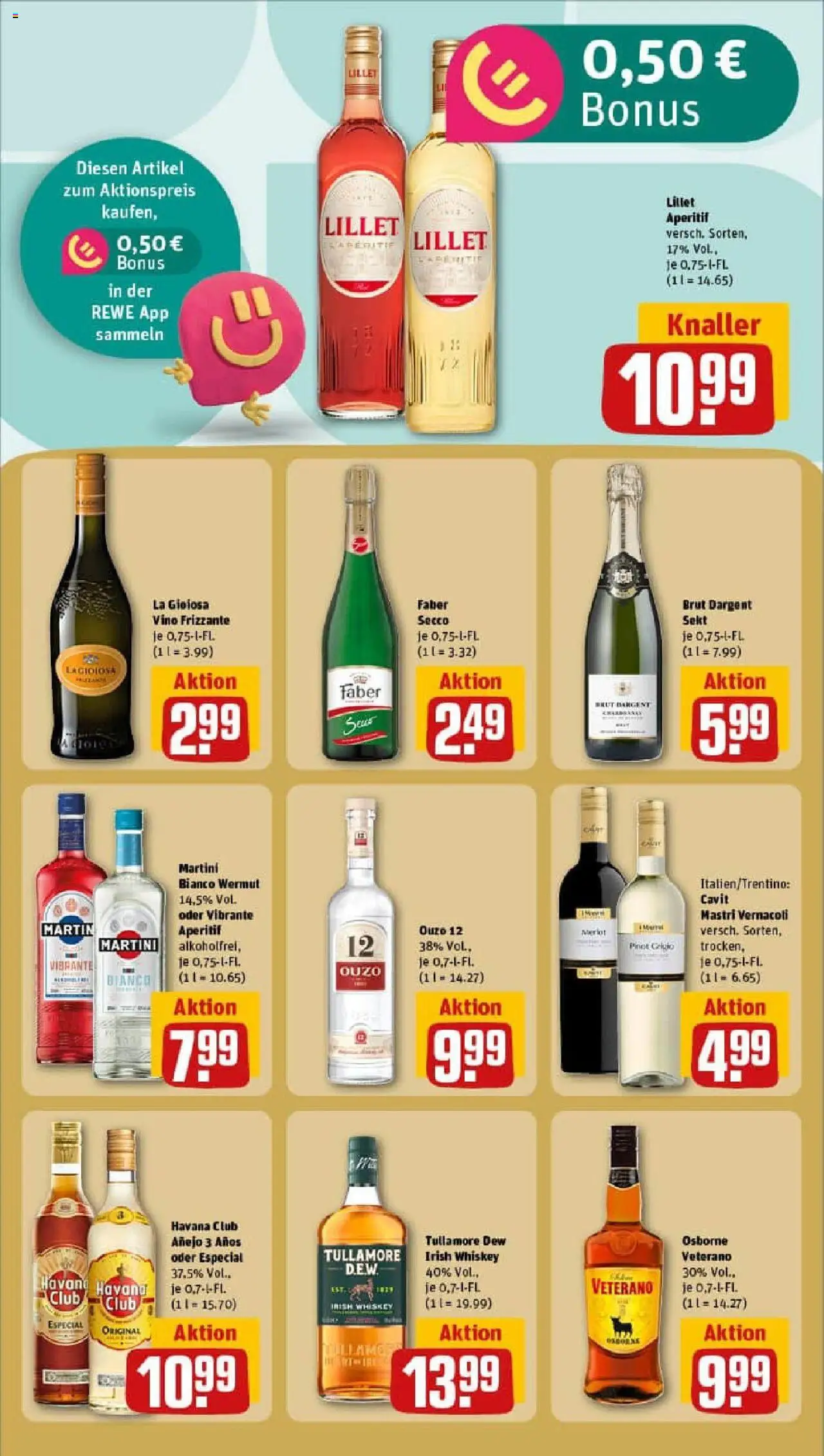 Rewe prospekt Passau	 – gültig ab 06.10.2025 | Seite: 15 | Produkte: Martini, Osborne, Rum, Whiskey