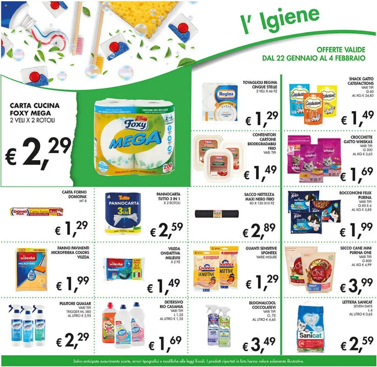 Volantino Coal del 22.01.2026 | Pagina: 24 | Prodotti: Guanti, Crocchette, Forno, Carta forno