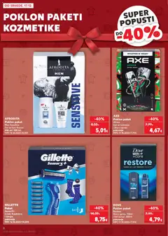 Ponuda Kaufland - Pregled kataloga iz trgovine Kaufland, vrijedi od 17.12.2025 | Stranica: 8 | Proizvodi: Gel za tuširanje, Krema, Čarape, Axe