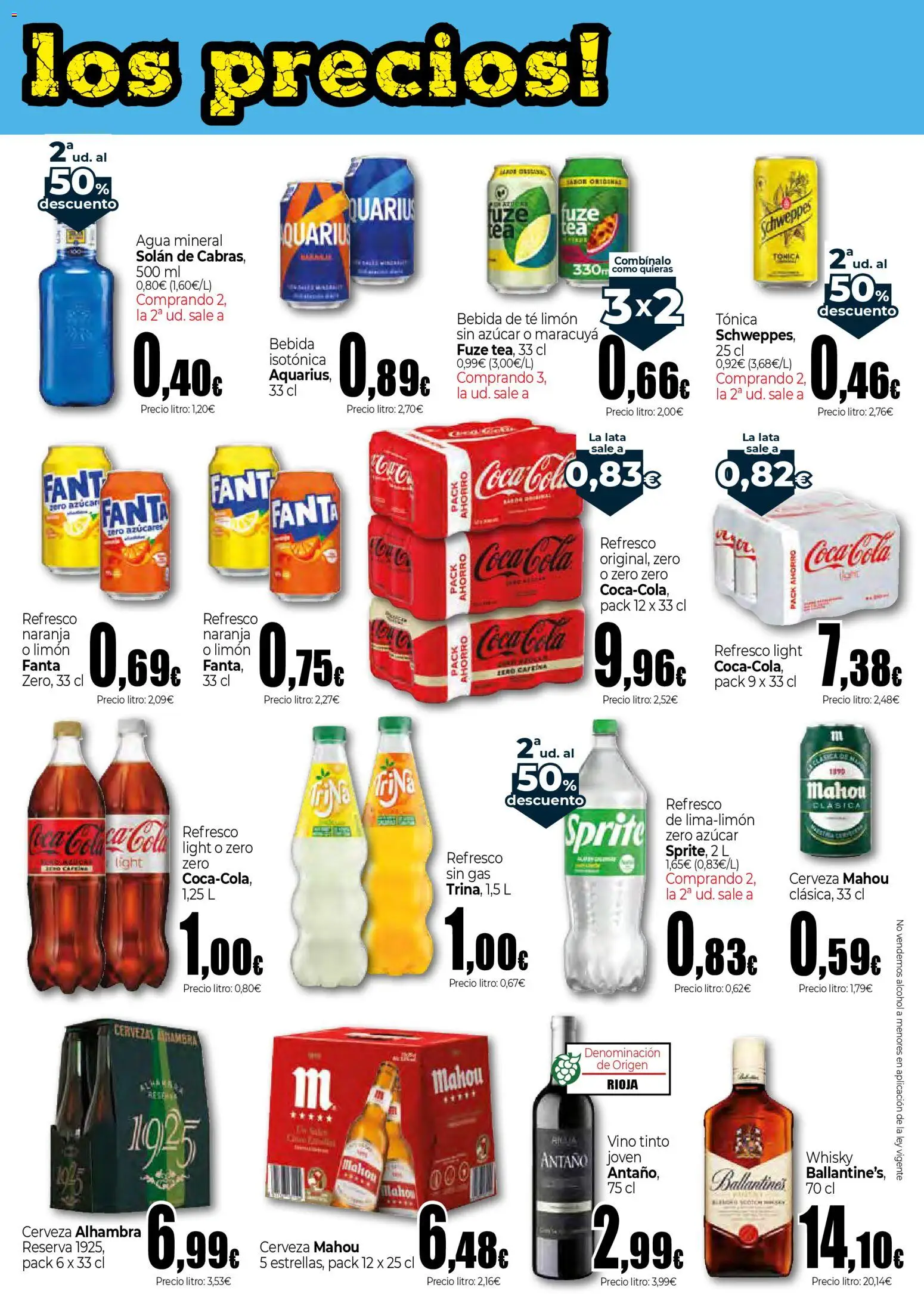 Unide folleto │ válido desde el 23.04.2026 | Página: 11 | Productos: Cerveza, Πρίζες, Whisky, Agua mineral