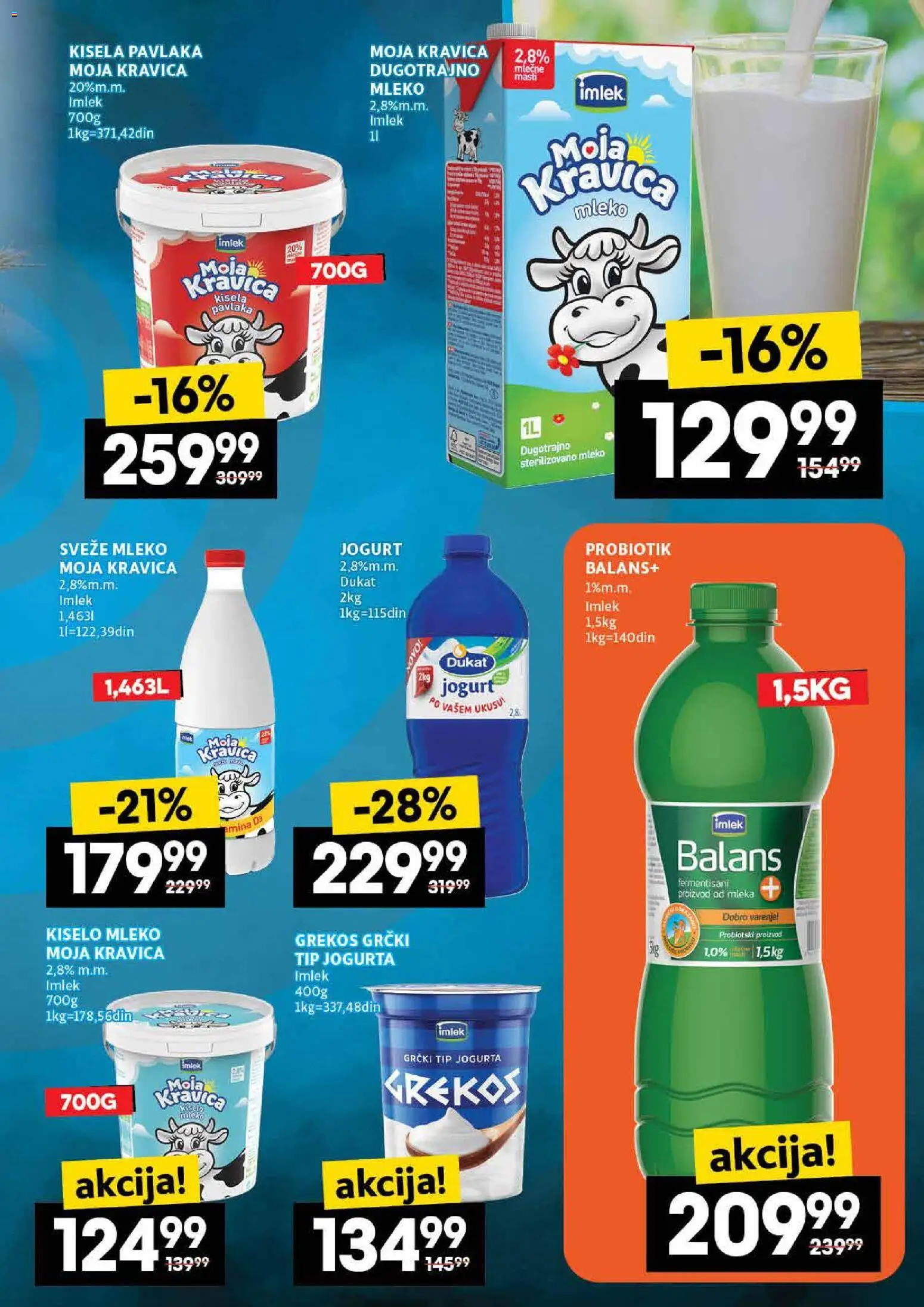 Idea katalog - važi od 13.11.2025 | Strana: 13 | Proizvode: Kiselo mleko, Sveže mleko, Moja kravica, Jogurt