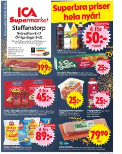 ICA Supermarket - Staffanstorp - Förhandsvisning av reklamblad från butik ICA Supermarket aktuell från 30.12.2025