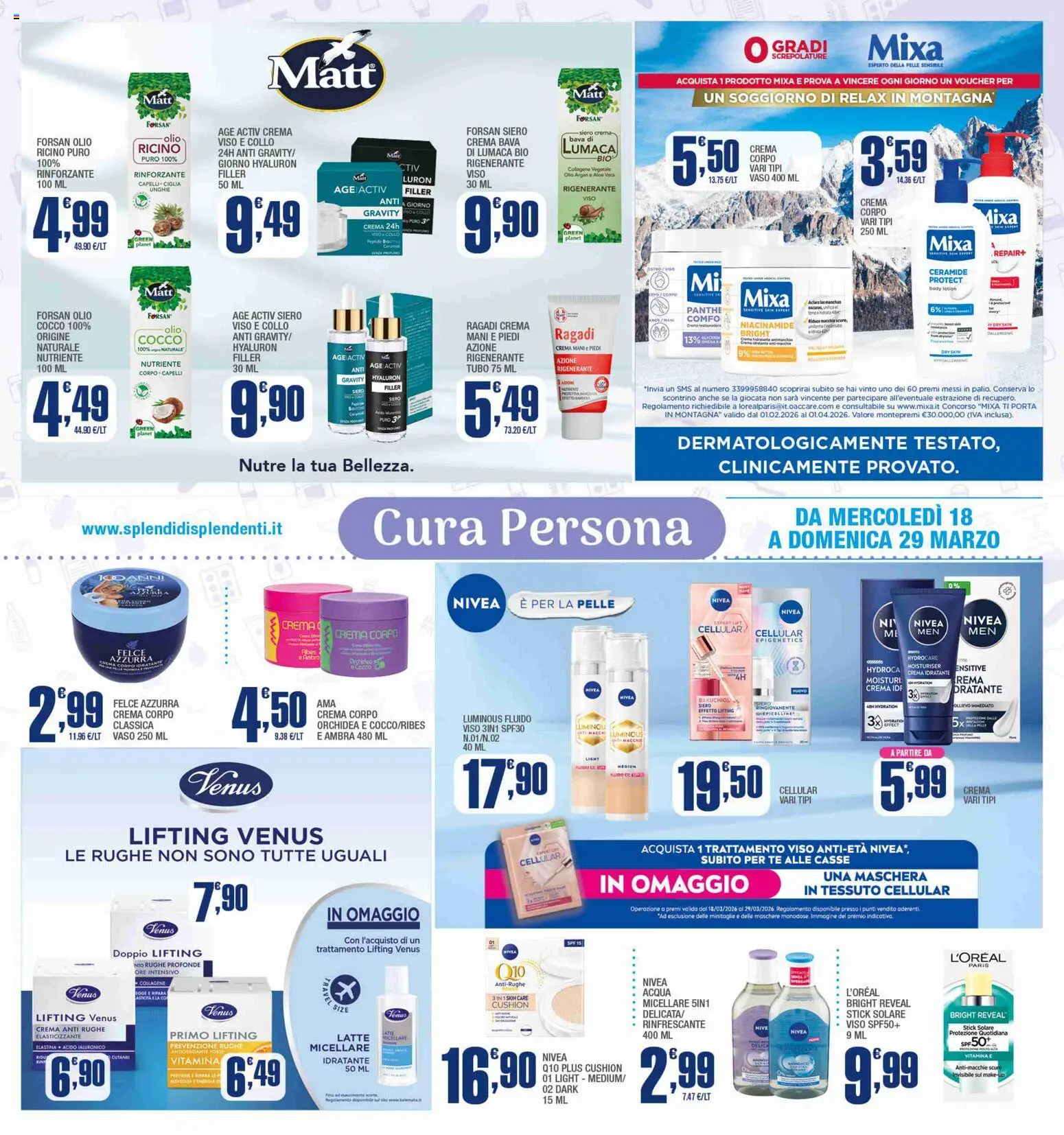 Volantino Splendidi e Splendenti del 18.03.2026 | Pagina: 5 | Prodotti: Crema, Tè, Orchidea, Aloe vera