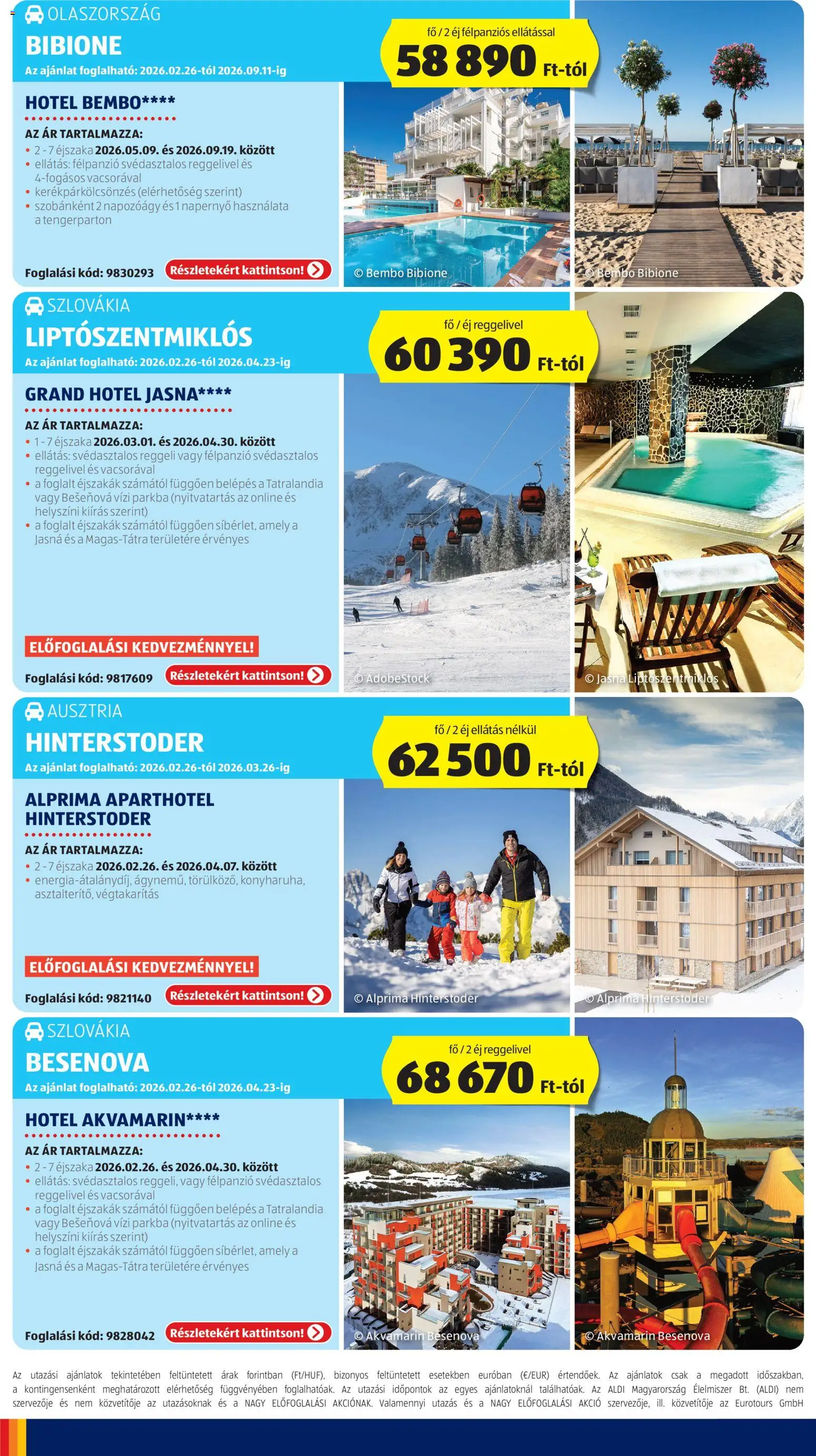 Aldi akciós ujság - amely érvényes a következő dátumtól: 26.02.2026 | Oldal: 2 | Termékek: Napozóágy, Napernyő