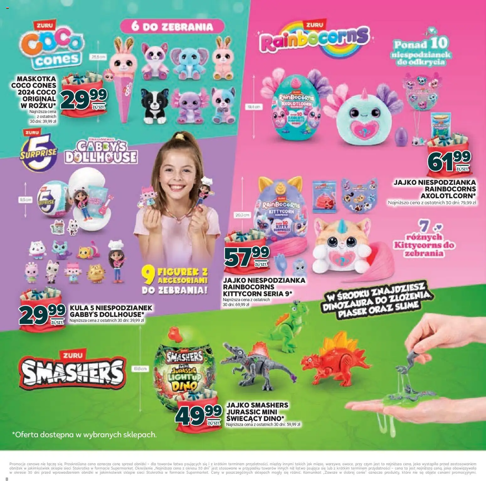 Stokrotka Gazetka - Mikołajki od 20.11.2025 | Strona: 8 | Produkty: Stokrotka, Jajko niespodzianka