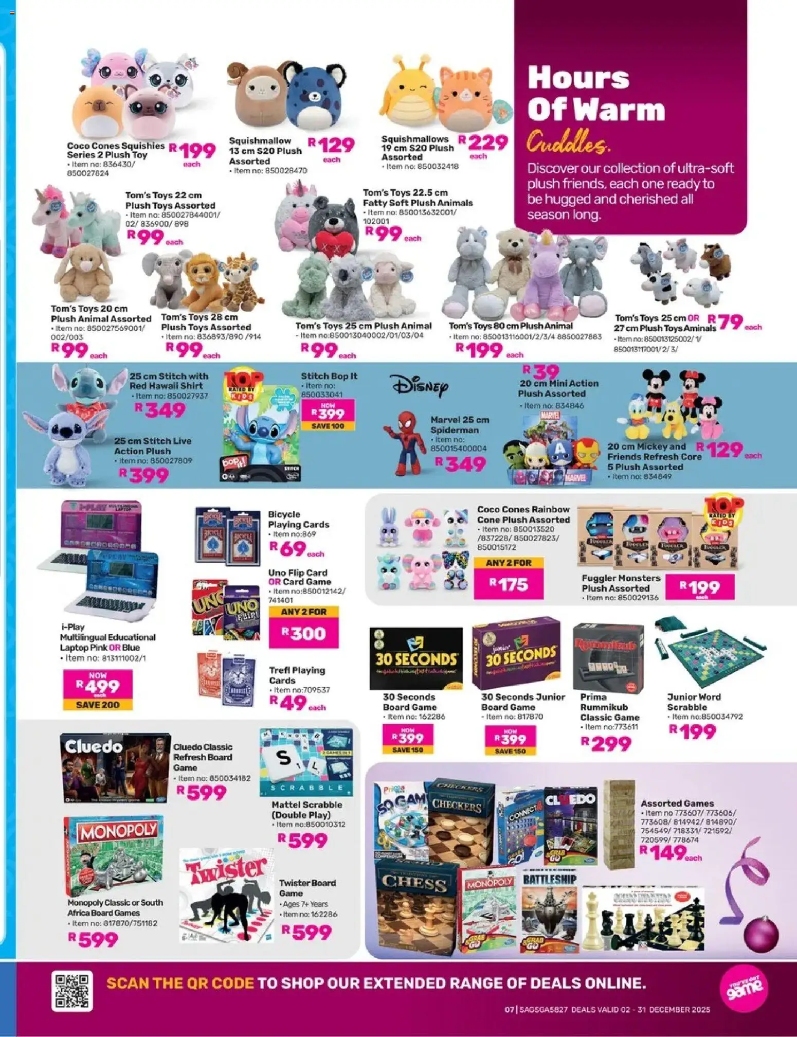 New Game catalogue – valid from 02.12.2025 | Page: 7 | Products: Shirt, Games, Laptop, Toys