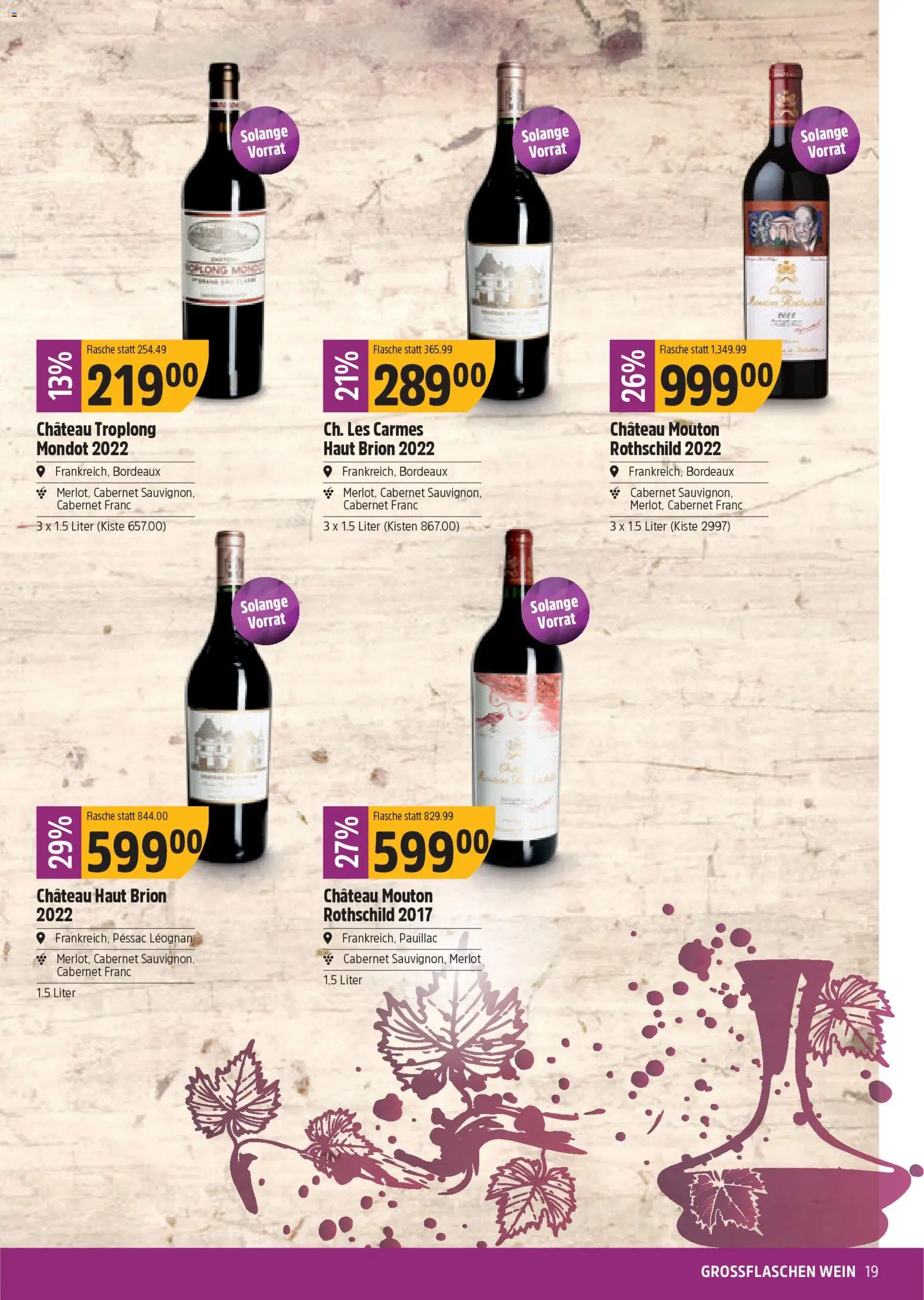 TopCC Aktionen – gültig ab 17.11.2025 | Seite: 19 | Produkte: Merlot, Wein