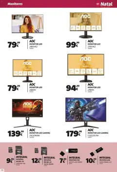 Pré-visualização Radio Popular - Especial Natal válido de 05.12.2025 | Página: 108 | Produtos: Monitor, USB