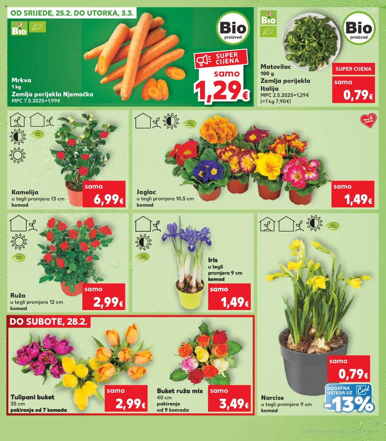 Kaufland katalog | vrijedi od 25.02.2026 | Stranica: 7 | Proizvodi: Mrkva