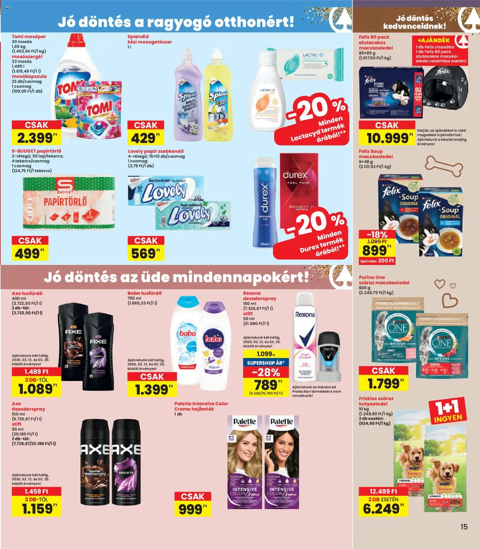 Interspar akciós ujság - amely érvényes a következő dátumtól: 12.02.2026 | Oldal: 15