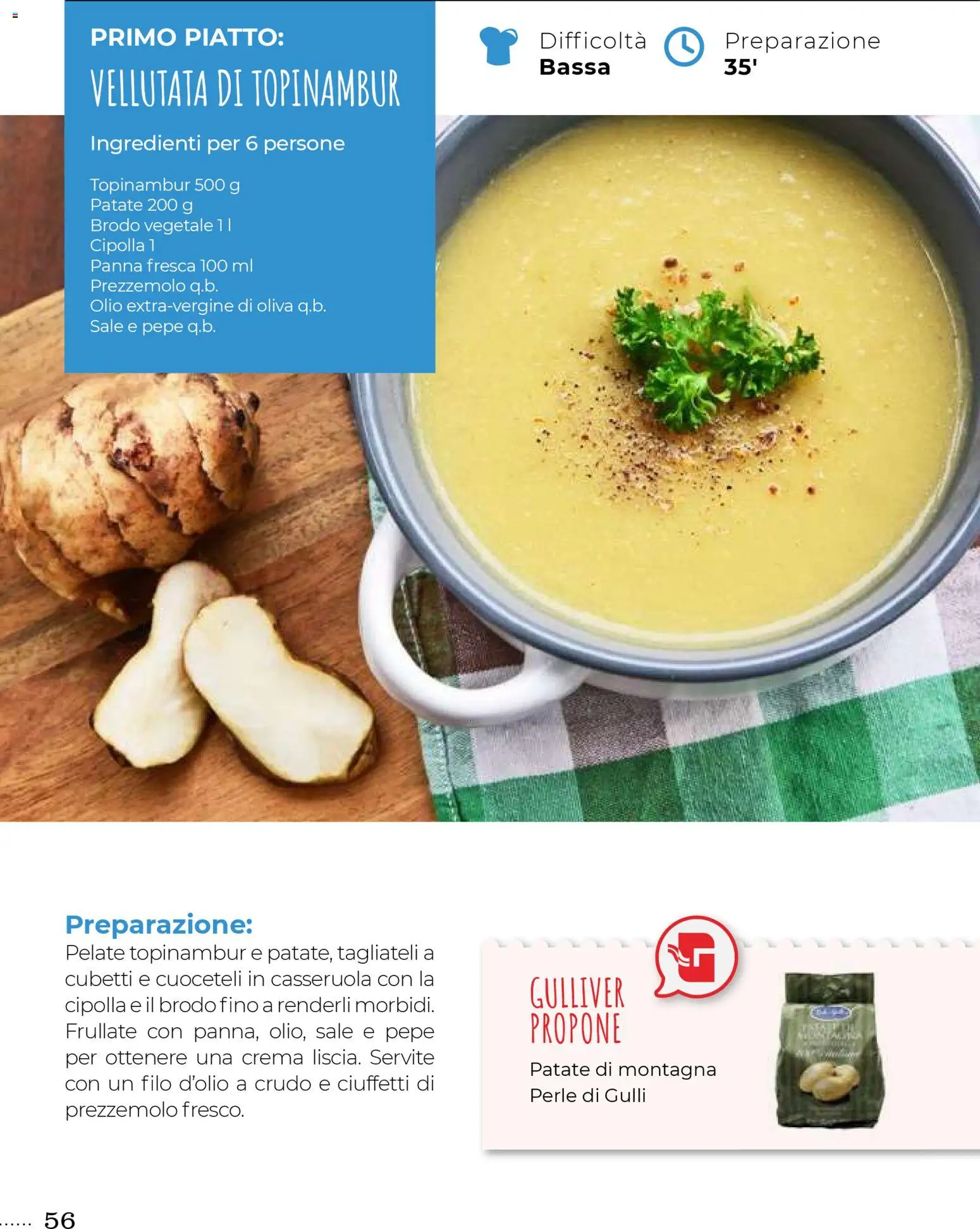 Volantino Gulliver del 31.10.2025 | Pagina: 56 | Prodotti: Panna, Sale, Pepe, Prezzemolo