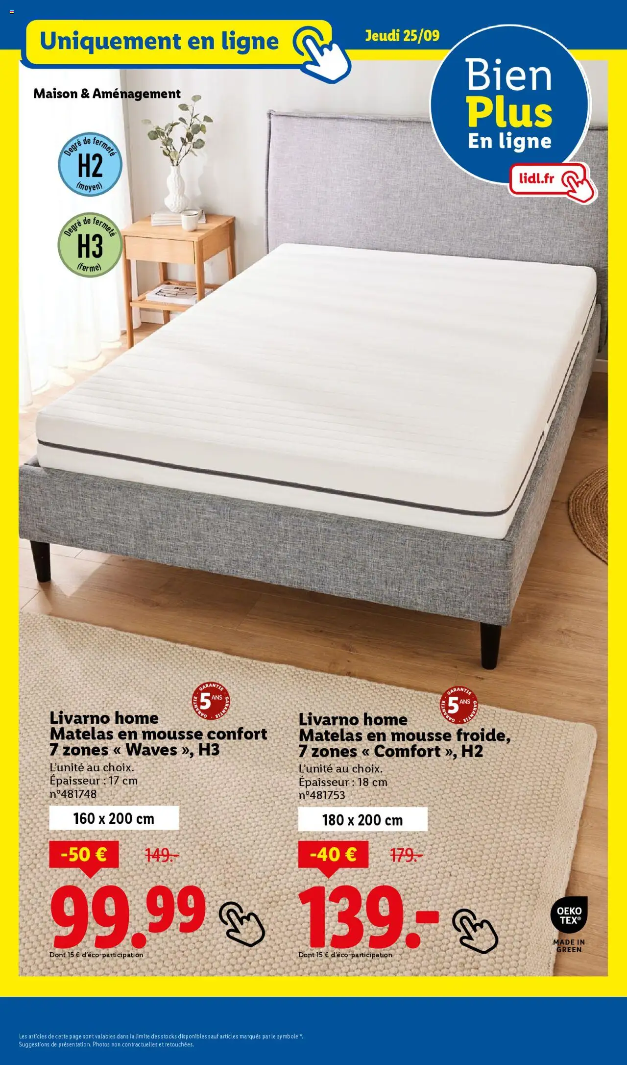  | Page: 5 | Produits: Mousse, Matelas