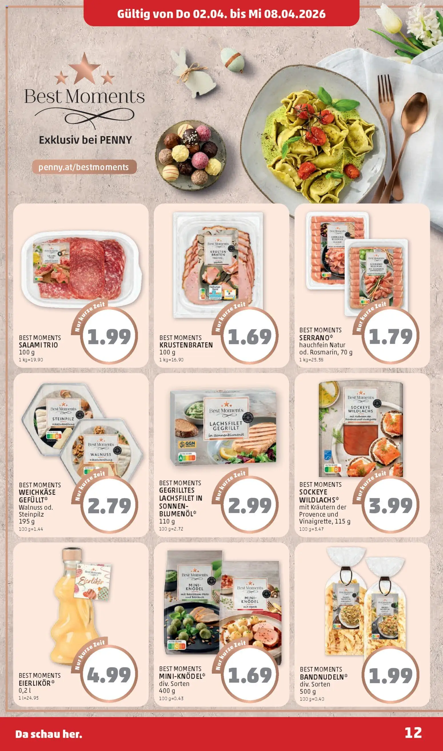 Penny Markt Flugblatt gültig ab 02.04.2026 | Seite: 12 | Produkte: Salami