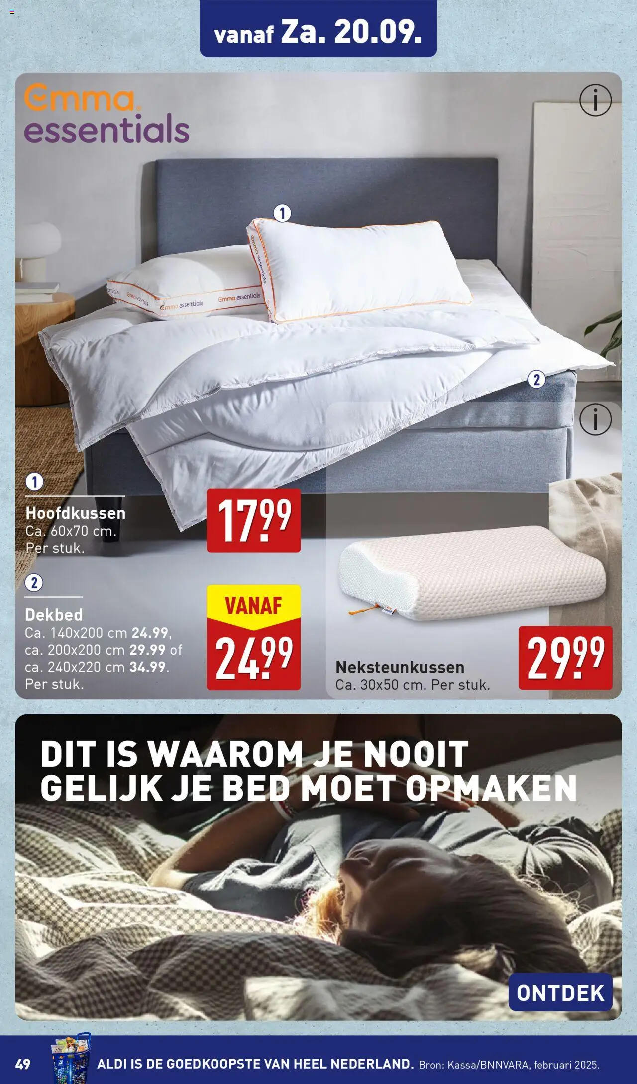  | Pagina: 49 | Producten: Dekbed, Olasz felvágott, Bed