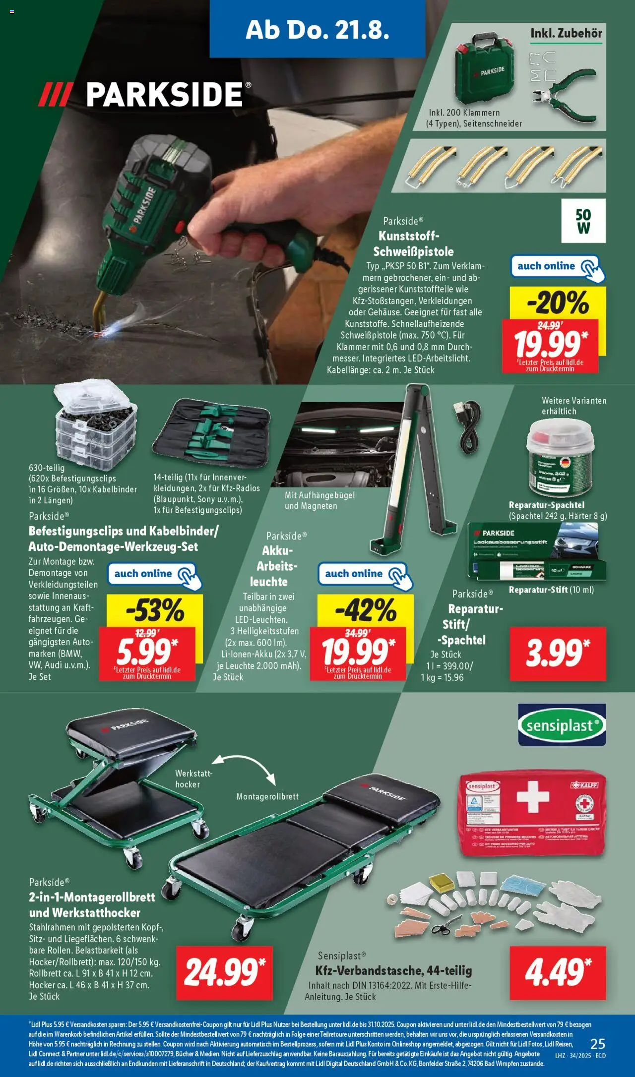 Lidl Prospekt 	 - gültig ab dem 18.08.2025 | Seite: 41 | Produkte: Sony, Hocker, Bad