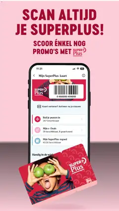 Mijn SuperPlus-kaart, SuperPlus card for promotions - Voorbeeld van een folder van Delhaize, geldig van 11.12.2025 | Pagina: 21 | Producten: Kaart
