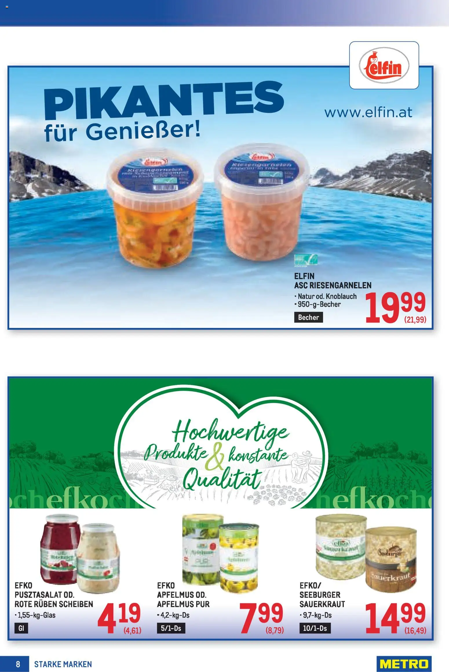 Metro Starke Marken gültig ab 08.01.2025 | Seite: 8 | Produkte: Knoblauch