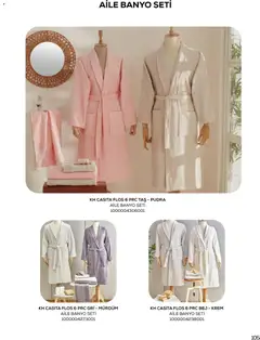 01.03.2026 tarihinden itibaren geçerli olan Karaca Home kataloğu önizlemesi | Sayfa: 105 | Ürünler: Banyo, Krem, Pudra