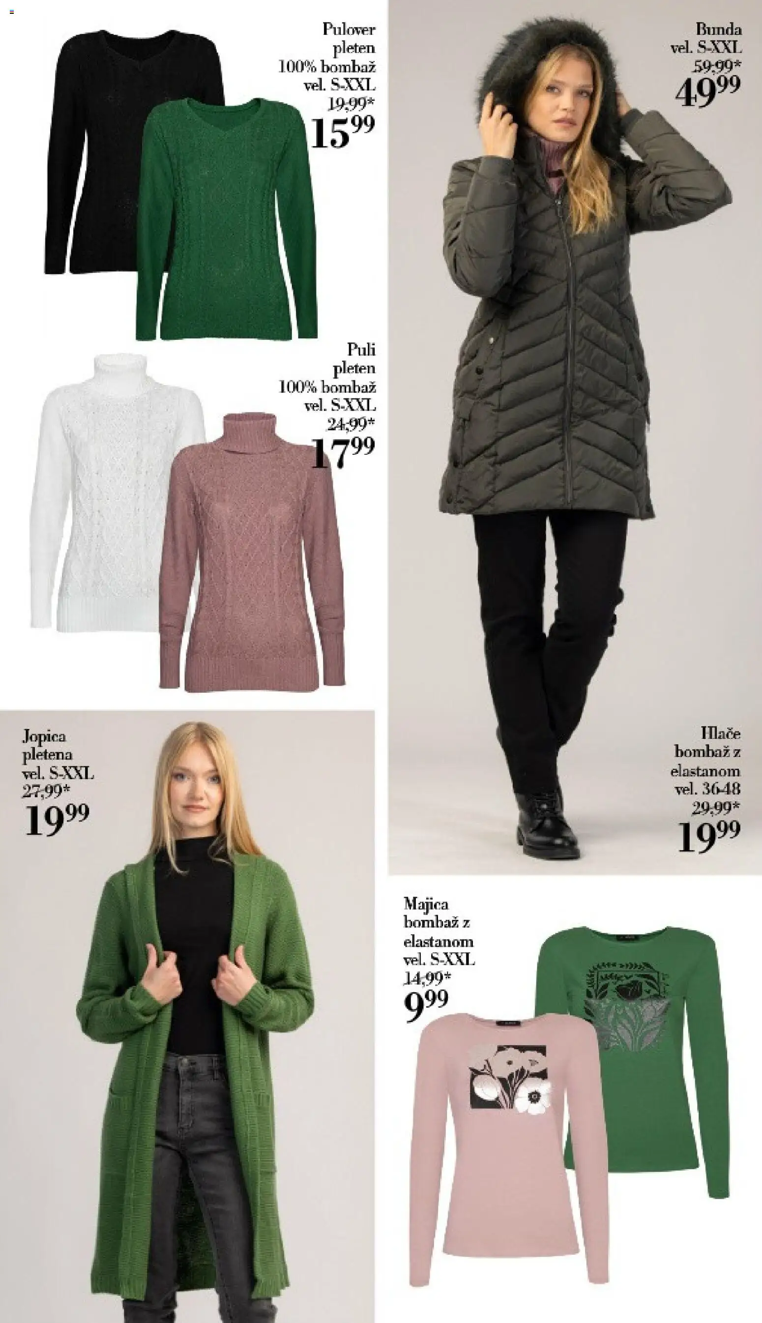 Novi Mana katalog ponudbe – veljaven od 12.11.2025 | Stran: 6 | Izdelki: Majica, Jopica, Pulover, Hlace