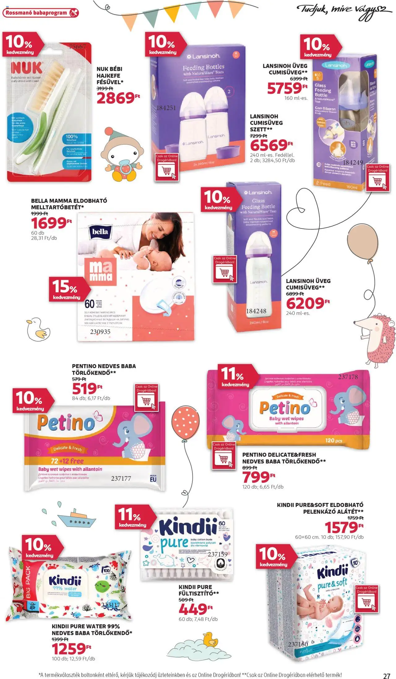 Rossmann akciós ujság - amely érvényes a következő dátumtól: 20.10.2025 | Oldal: 29 | Termékek: Törlőkendő, Fültisztító, Pelenka, Pelenkázó