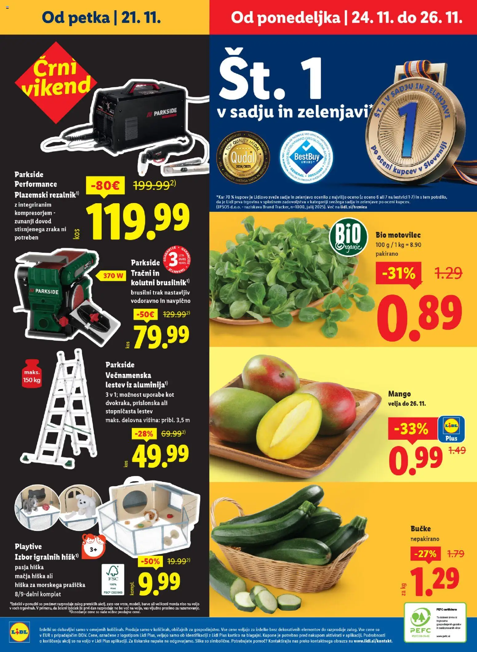Novi Lidl katalog ponudbe – veljaven od 24.11.2025 | Stran: 52 | Izdelki: Sadje, Mango