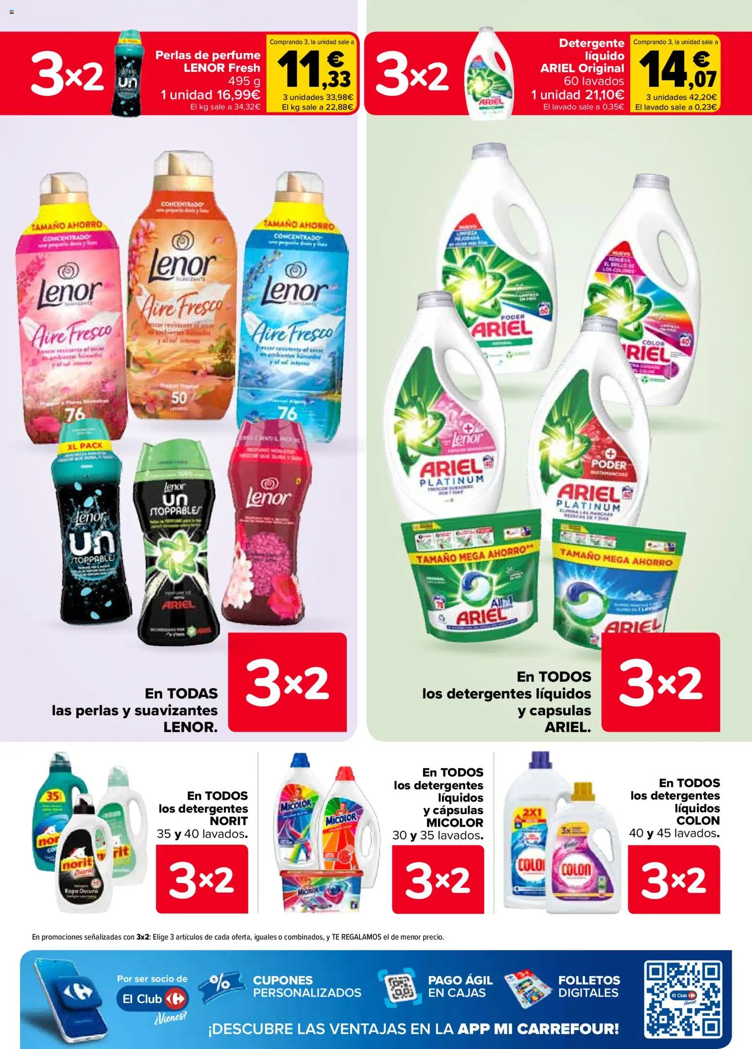 Carrefour folleto │ válido desde el 28.10.2025 | Página: 63 | Productos: Perfume, Detergente, Té, Detergente líquido