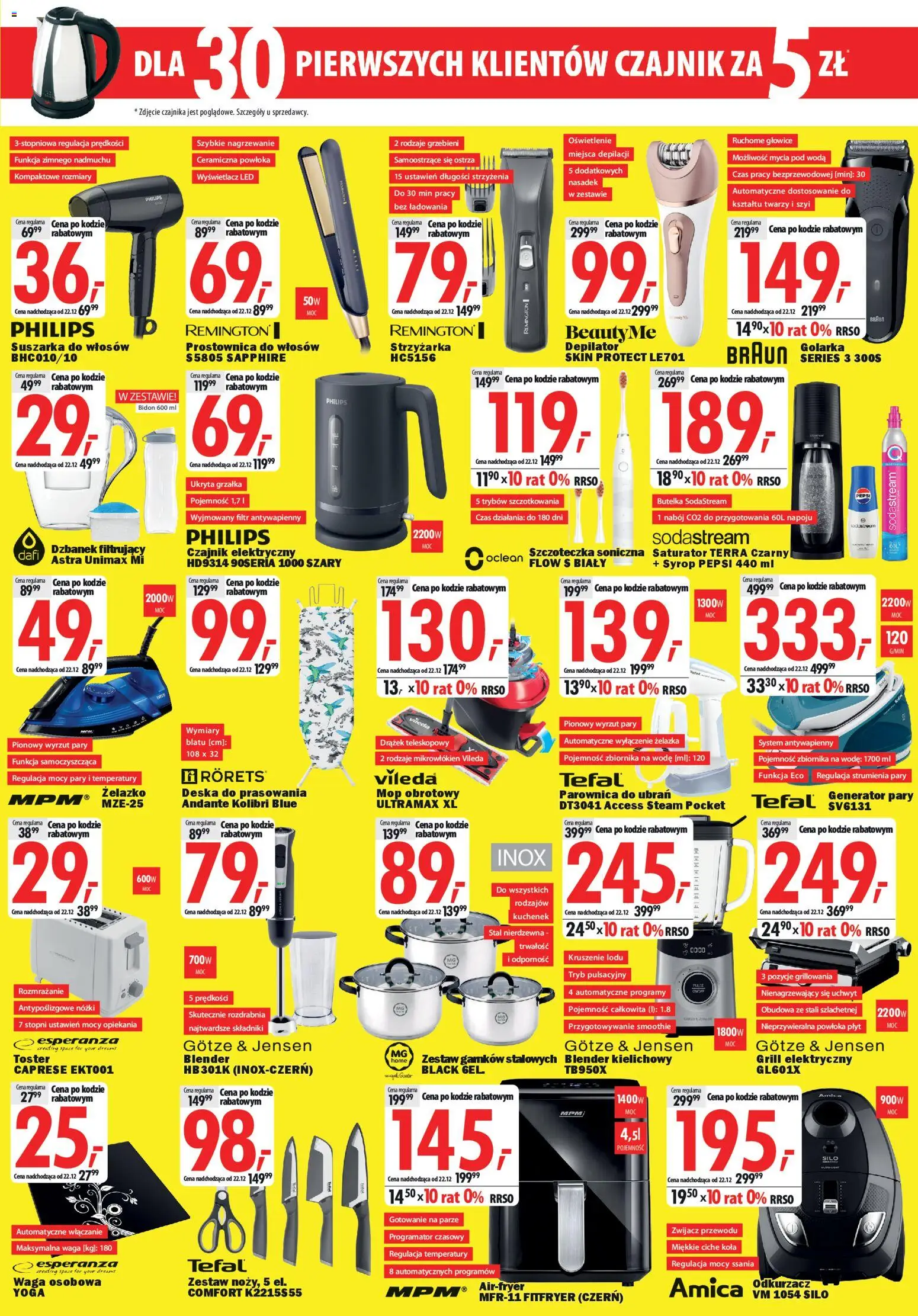 Mediaexpert Gazetka - Wielkie otwarcie Chełmża od 10.12.2025 | Strona: 6 | Produkty: Syrop, Szczoteczka soniczna, Smoothie, Tefal