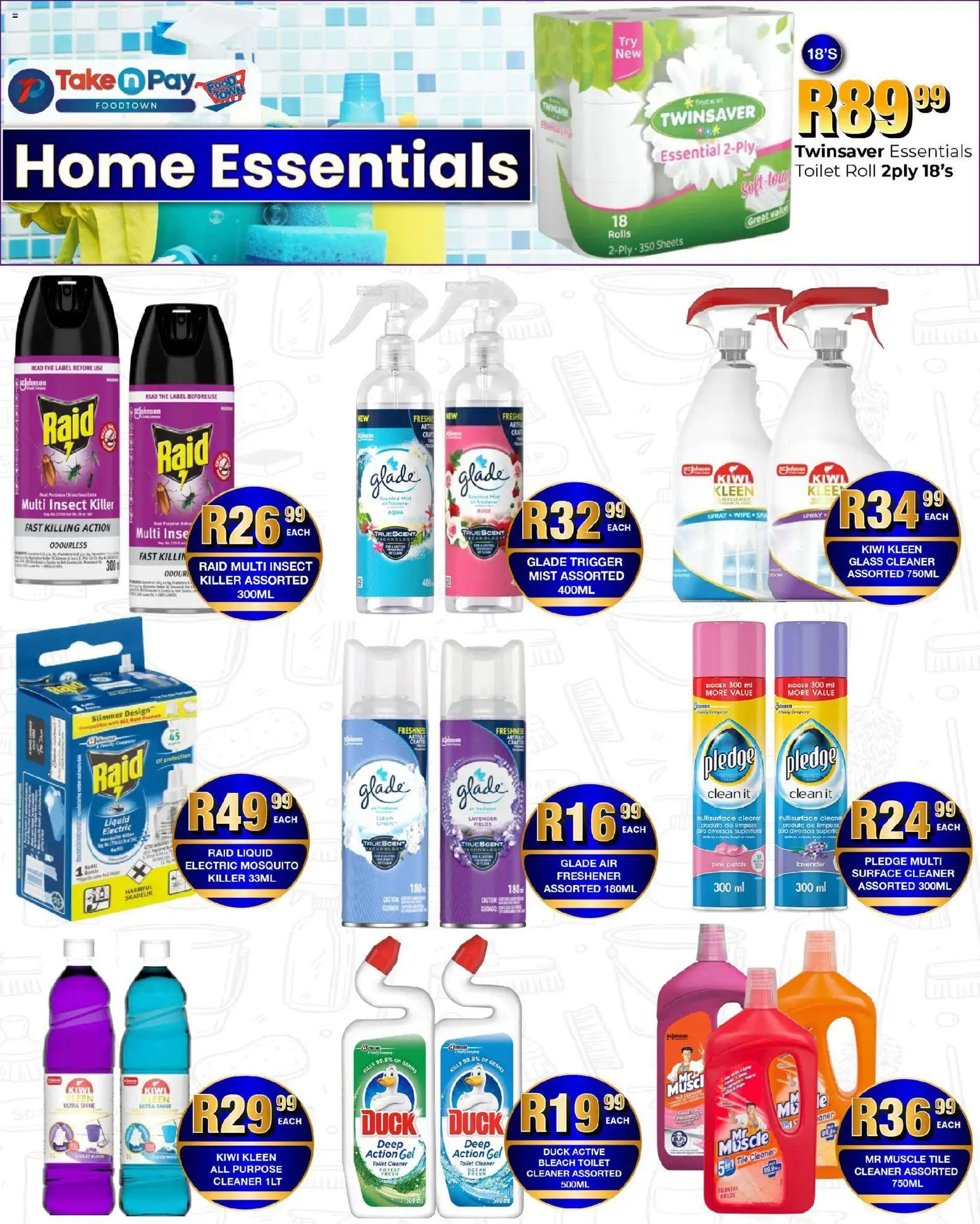 New Take n Pay catalogue – valid from 02.02.2026 | Page: 19 | Products: Toilet, Bleach, Fragrance, Kiwi