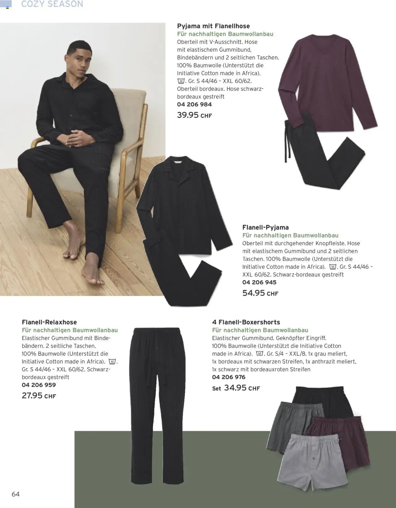 Tchibo Aktionen – gültig ab 10.10.2025 | Seite: 64 | Produkte: Hose, Pyjama