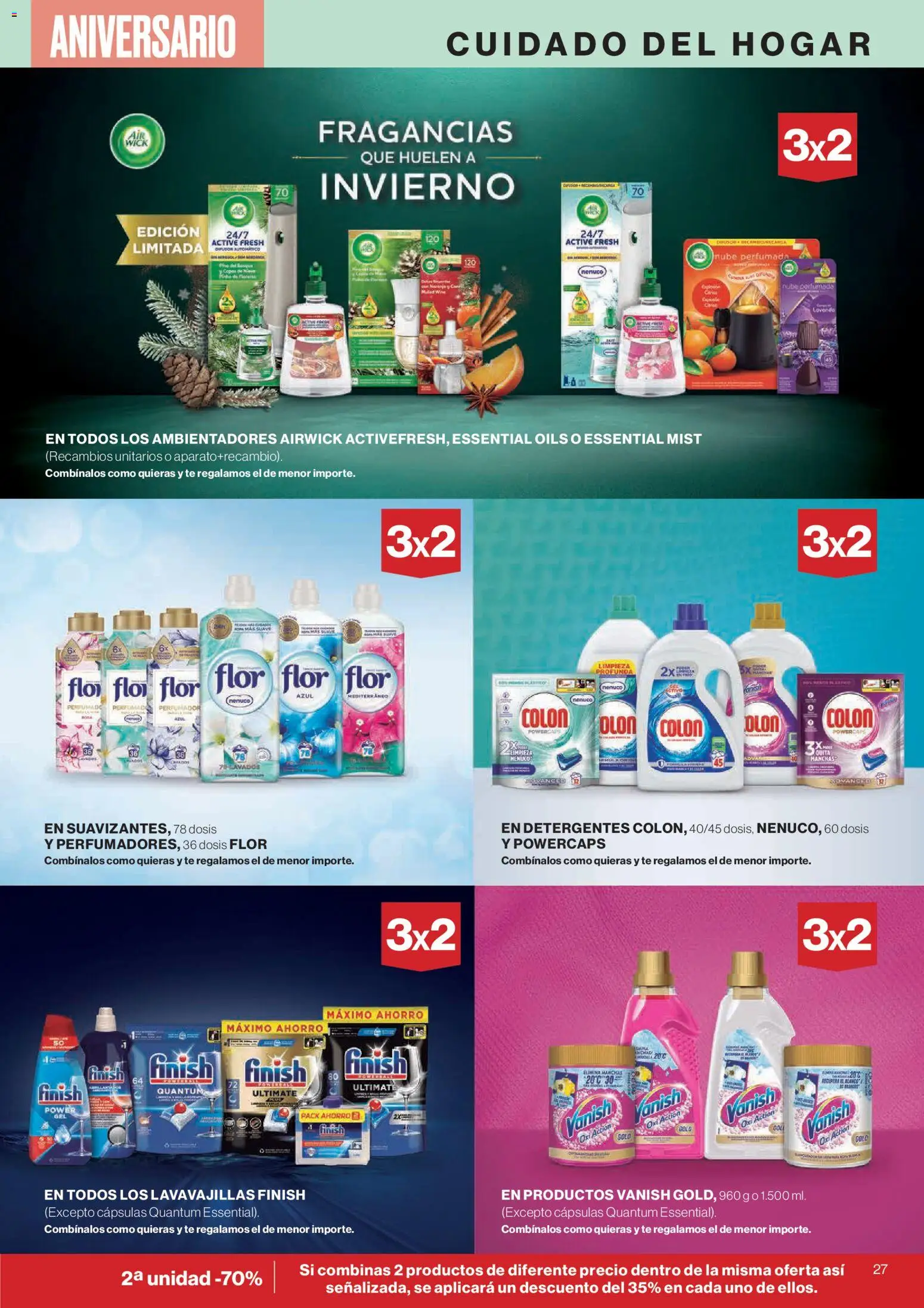 Hipercor catálogo │ válido desde el 23.10.2025 | Página: 37 | Productos: Té, Lavavajillas
