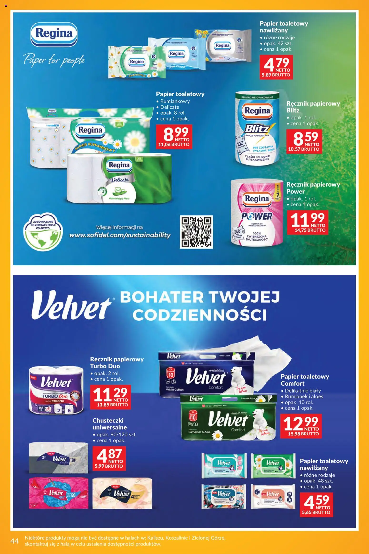 Makro gazetka - Markowe Inspiracje Maja od 28.04.2026 | Strona: 42 | Produkty: Papier toaletowy, Aloes, Ręcznik papierowy