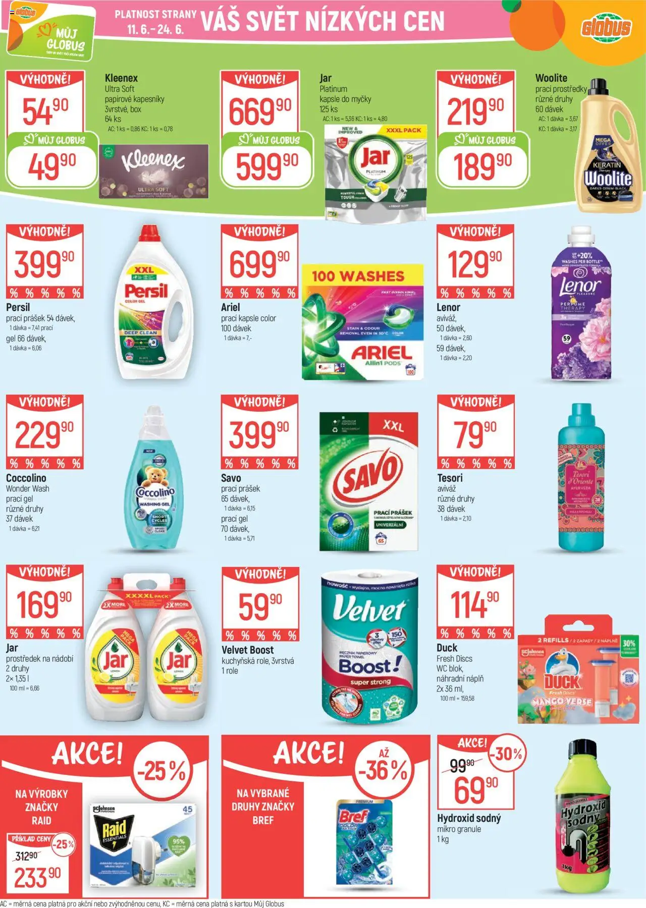 Globus leták - České Budějovice od 11.06.2025 | Strana: 38 | Produkty: Granule, Kapsle, Wc, Persil