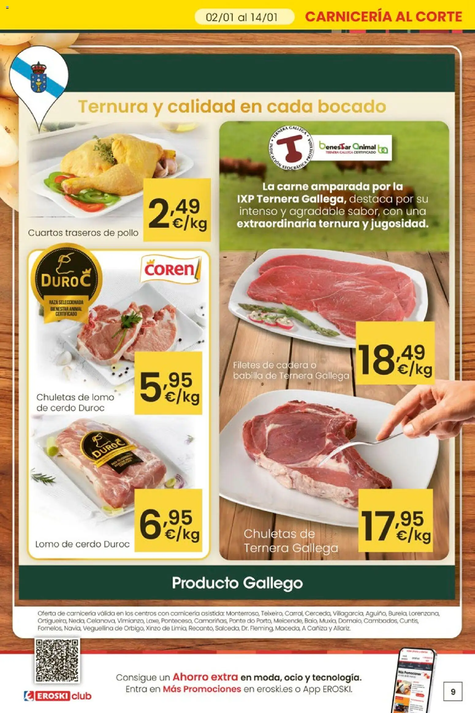 Eroski - Para un enero más ligero │ válido desde el 05.01.2026 | Página: 9 | Productos: Cerdo