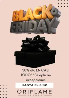 Vista previa Oriflame - Black Friday válido desde el 26.11.2025