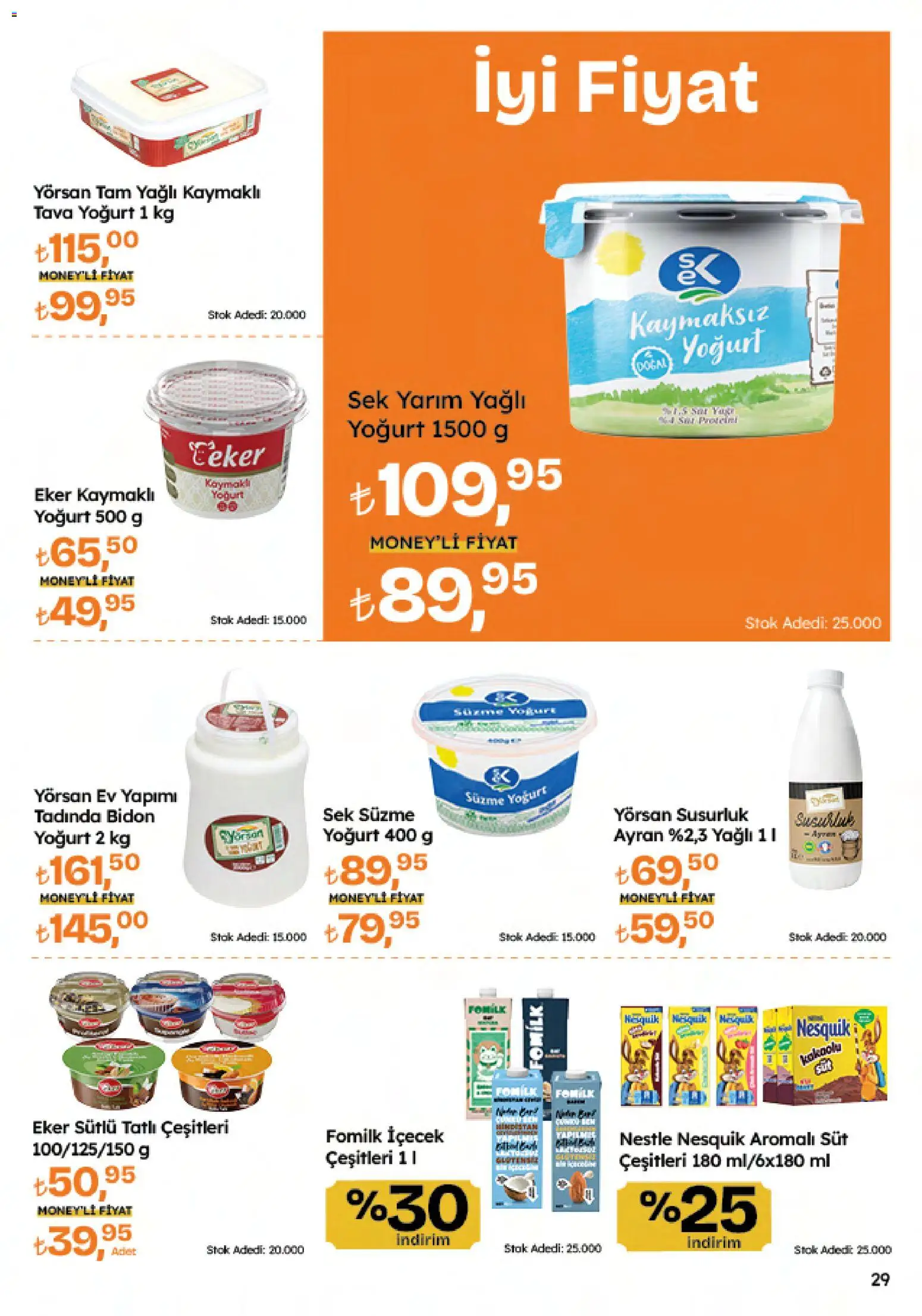 Migros Katalog - Migroskop - 26.02.2026 tarihinden itibaren geçerlidir | Sayfa: 29 | Ürünler: Süt, Yoğurt