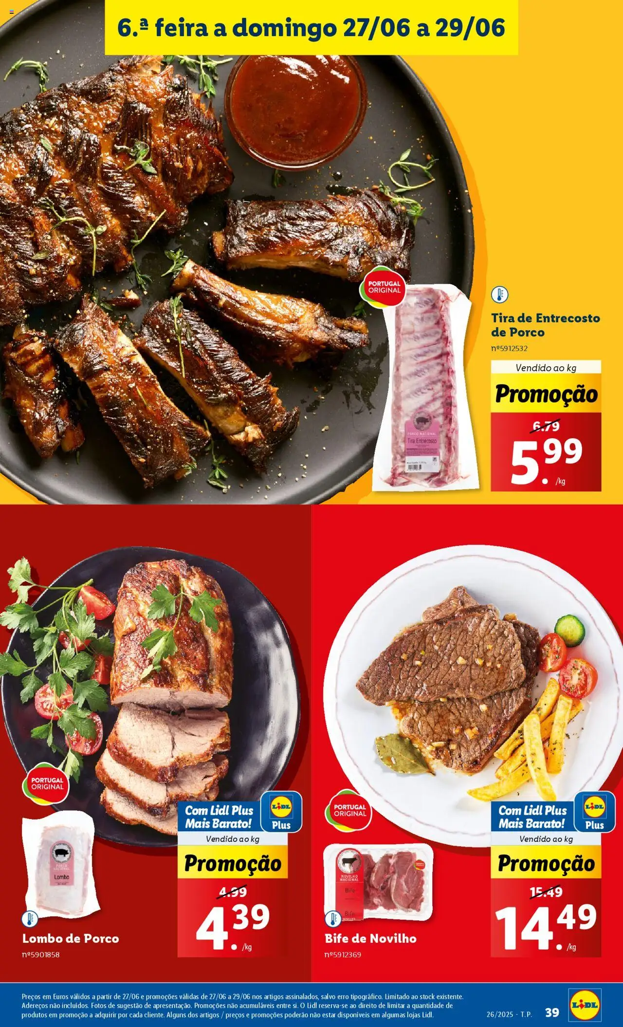 Lidl folheto │ válido de 23.06.2025 | Página: 39 | Produtos: Lombo