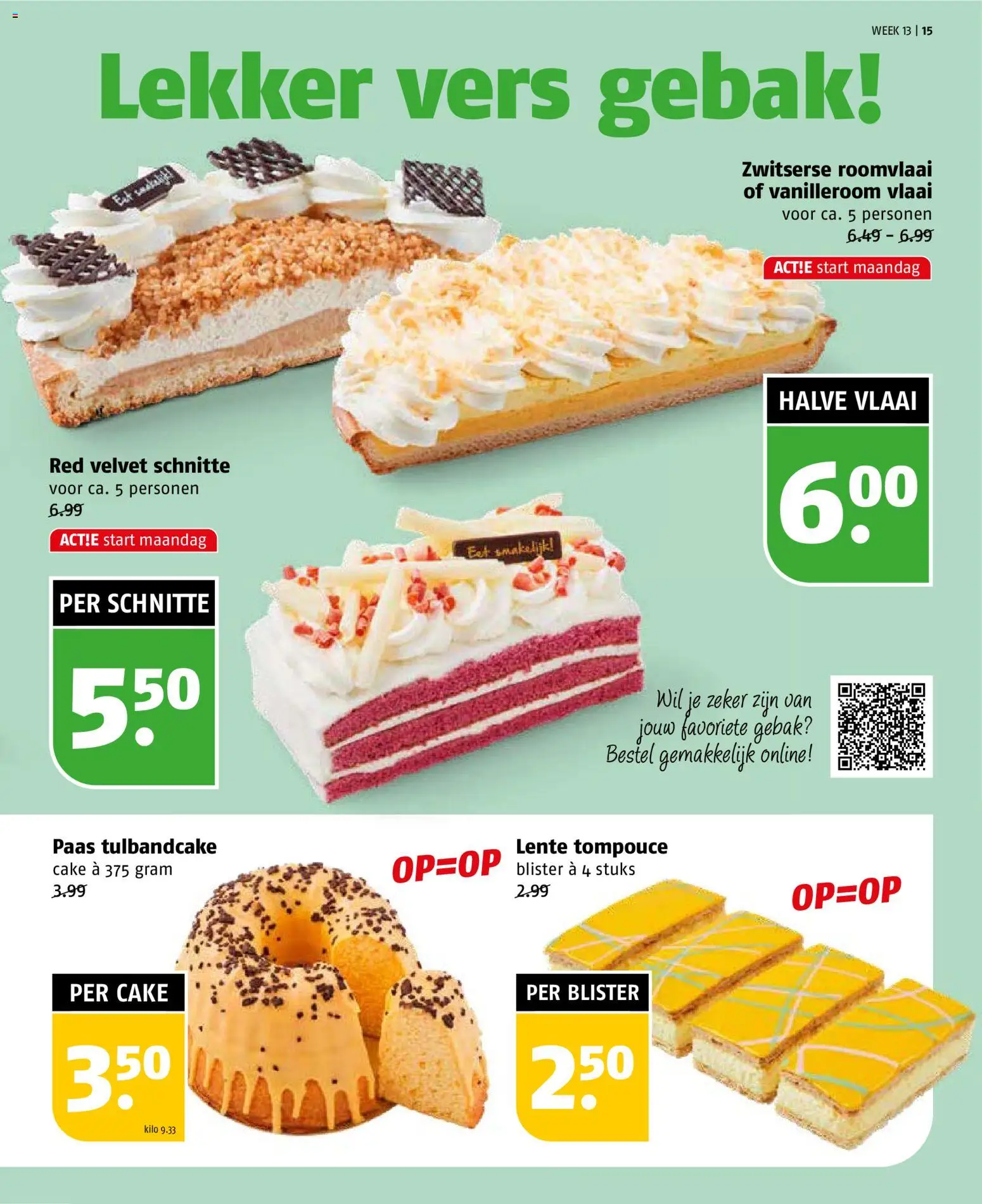 {H1} | Pagina: 15 | Producten: Cake, Gebak