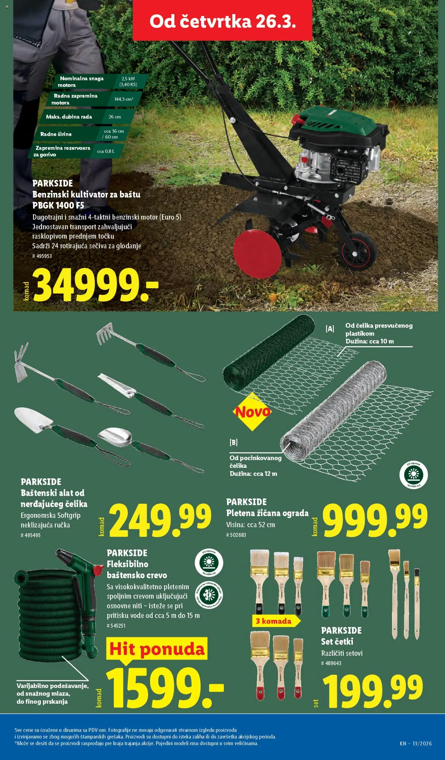 Lidl katalog - važi od 26.03.2026 | Strana: 61 | Proizvode: Parkside