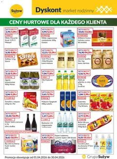 Pogląd oferty "Sużyw gazetka - Dyskont" - ważna od 01.04.2026