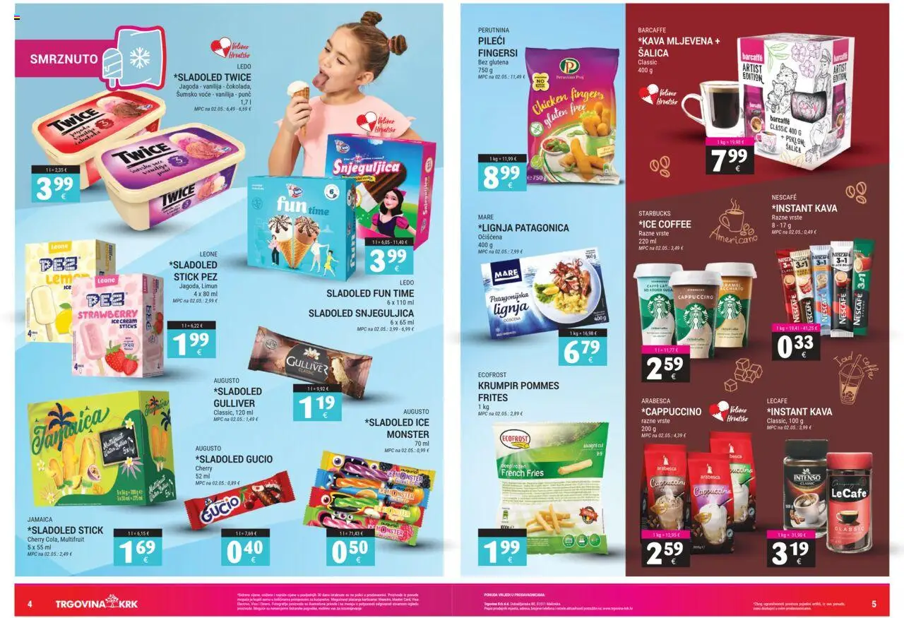 Trgovina Krk katalog | vrijedi od 01.08.2025 | Stranica: 3 | Proizvodi: Šumsko voće, Ledo, Krumpir, Limun