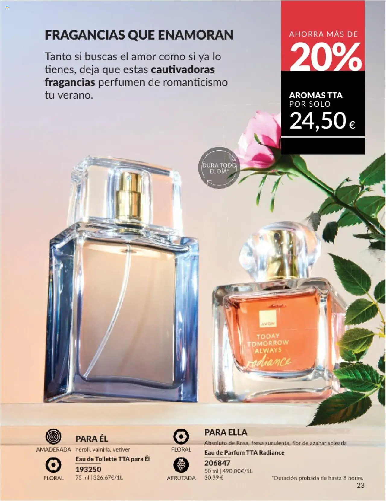 Catálogo AVON campaña 6 │ válido desde el 01.06.2025 | Página: 23 | Productos: Eau de toilette, Eau de parfum