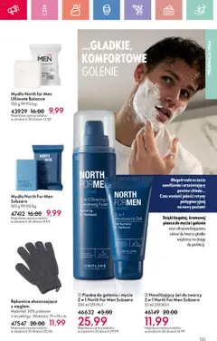 Oriflame Katalog 12 2025 od 17.08.2025 | Strona: 133 | Produkty: Pianka do golenia, Mydło