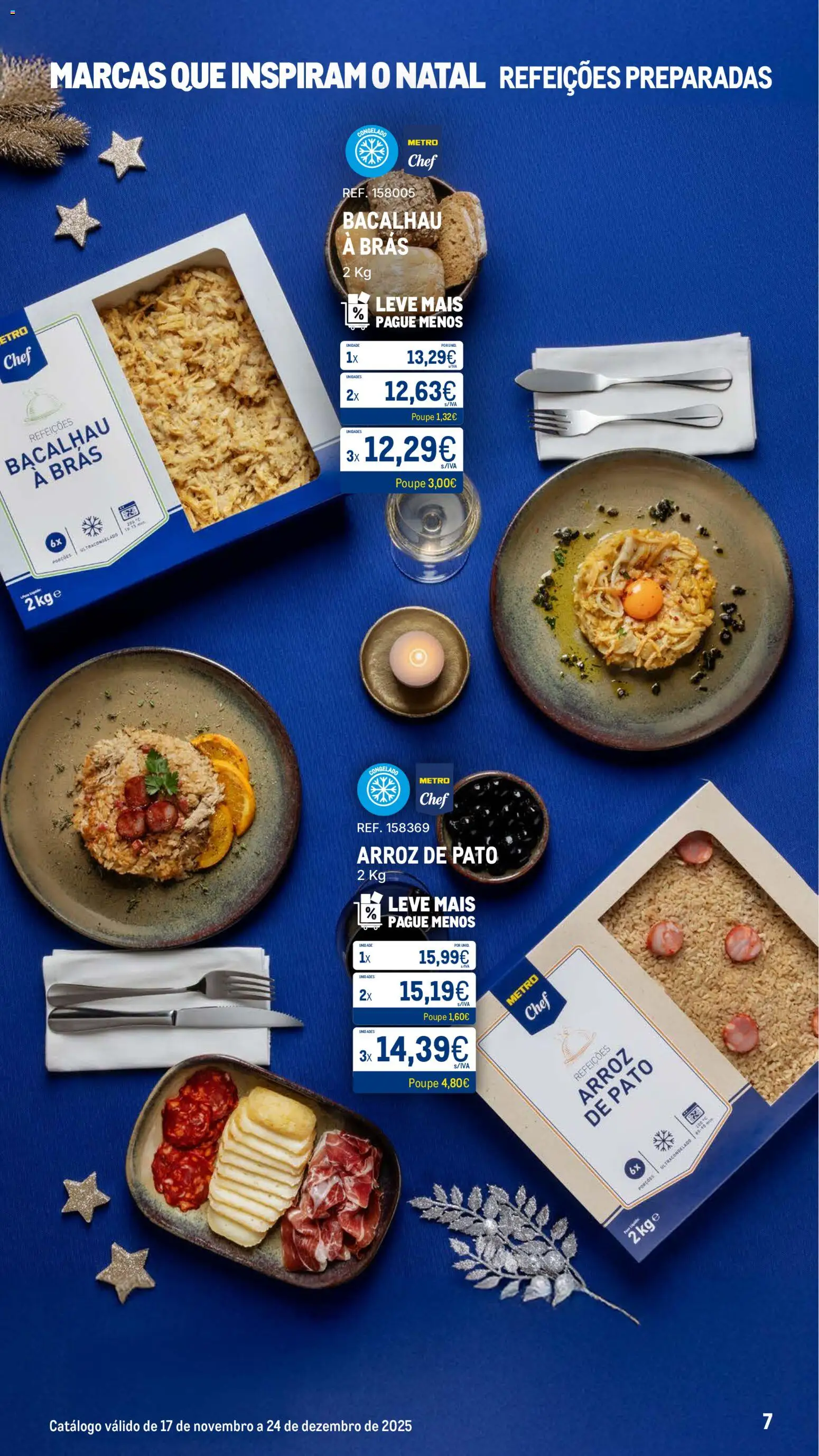 Makro Marcas que Inspiram o Natal │ válido de 17.11.2025 | Página: 7 | Produtos: Bacalhau, Arroz