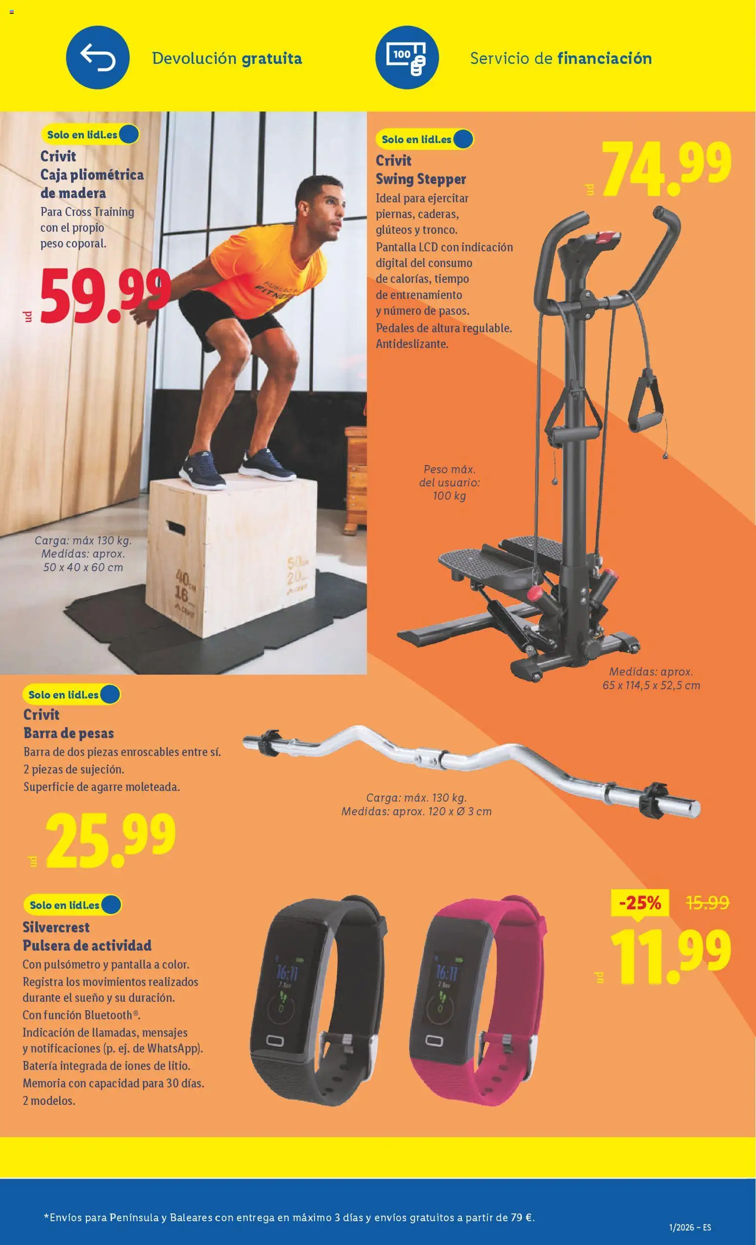 Lidl folleto de bazar │ válido desde el 29.12.2025 | Página: 3 | Productos: Peso, Caja, Batería