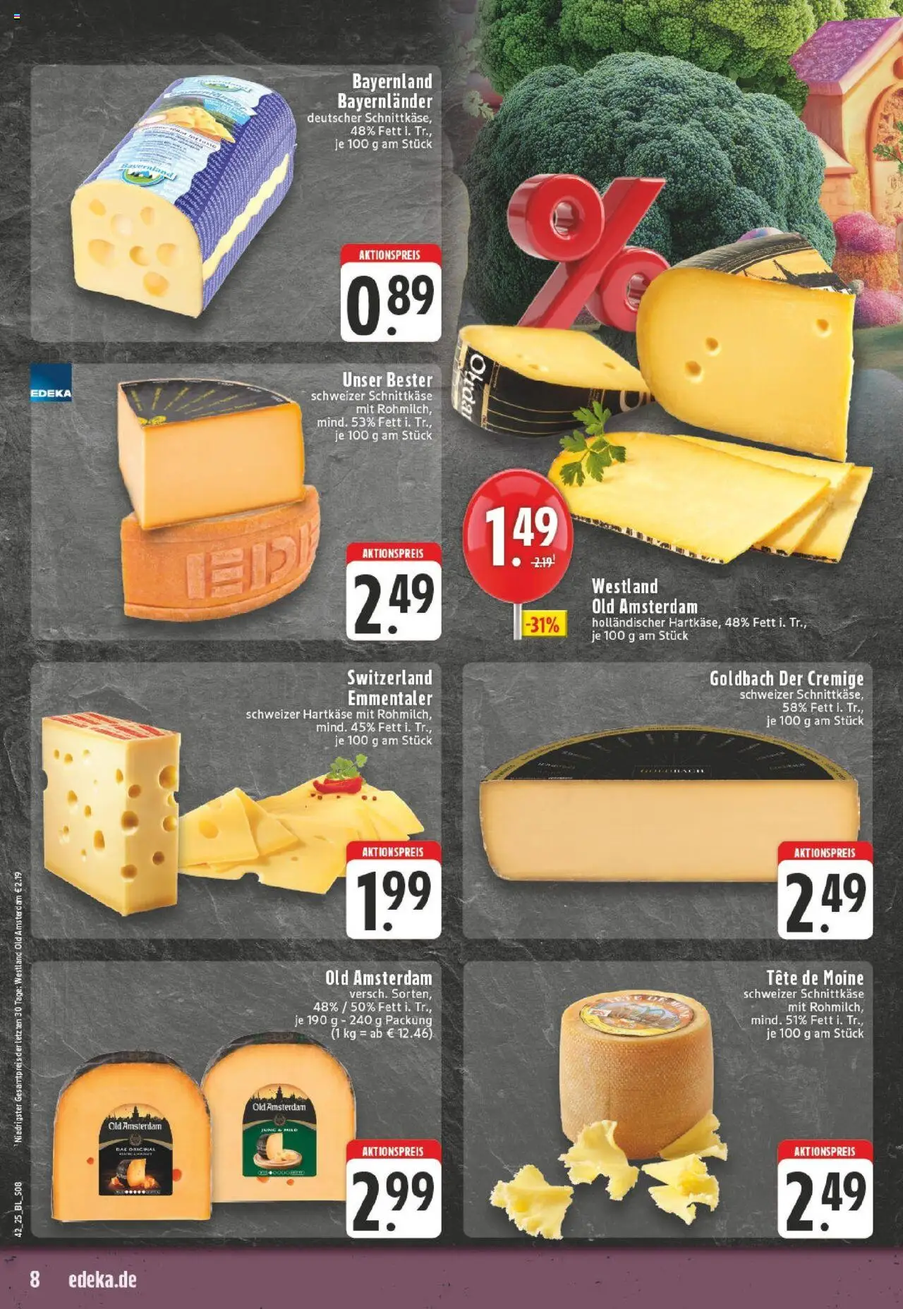 Edeka prospekt Lienen	 – gültig ab 13.10.2025 | Seite: 8