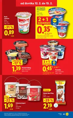 Lidl leták platný od 12.02.2026 | Strana: 31 | Produkty: Jogurt, Smotana, Protein, Puding