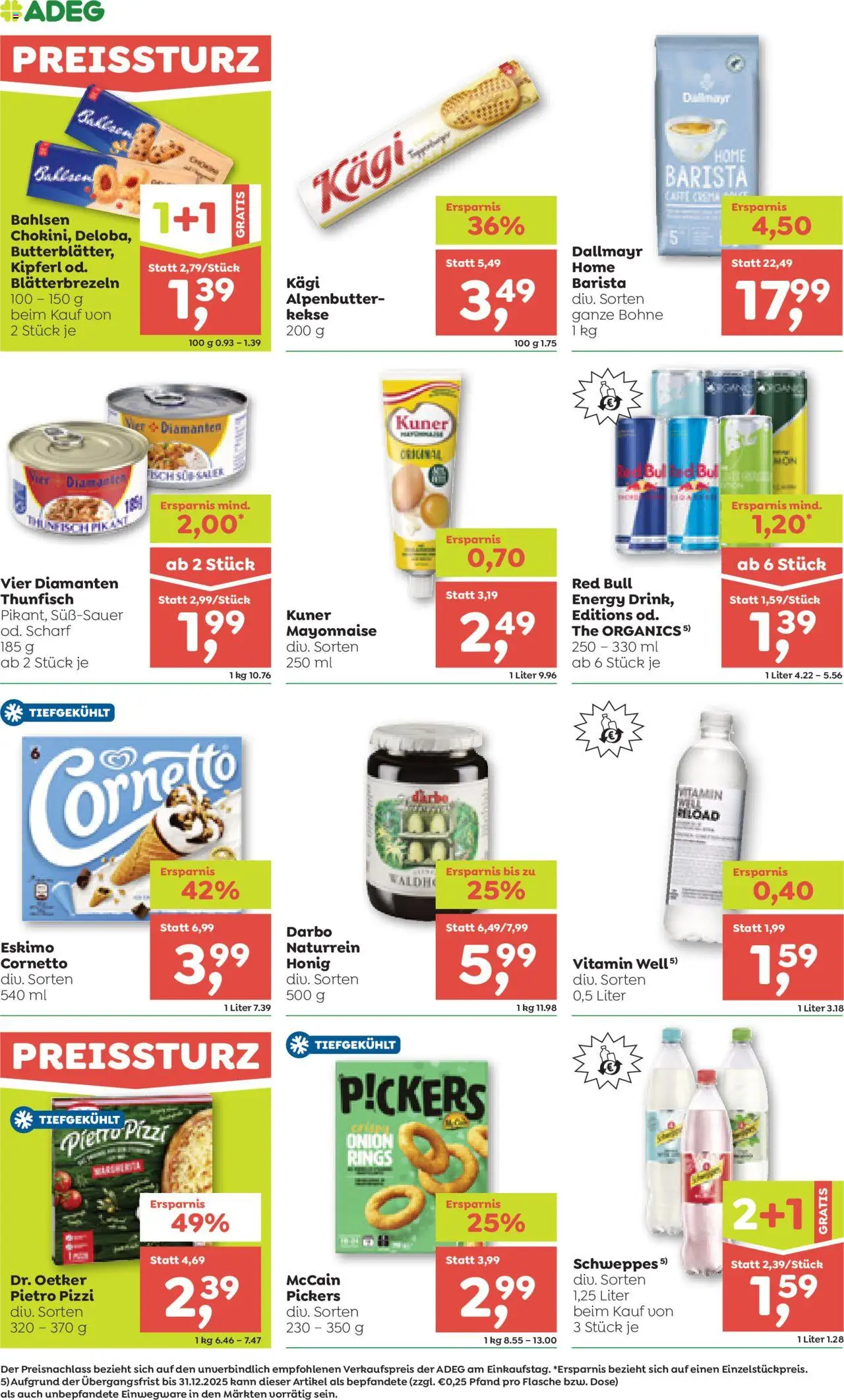 ADEG Flugblatt gültig ab 21.08.2025 | Seite: 8 | Produkte: Kekse, Mayonnaise