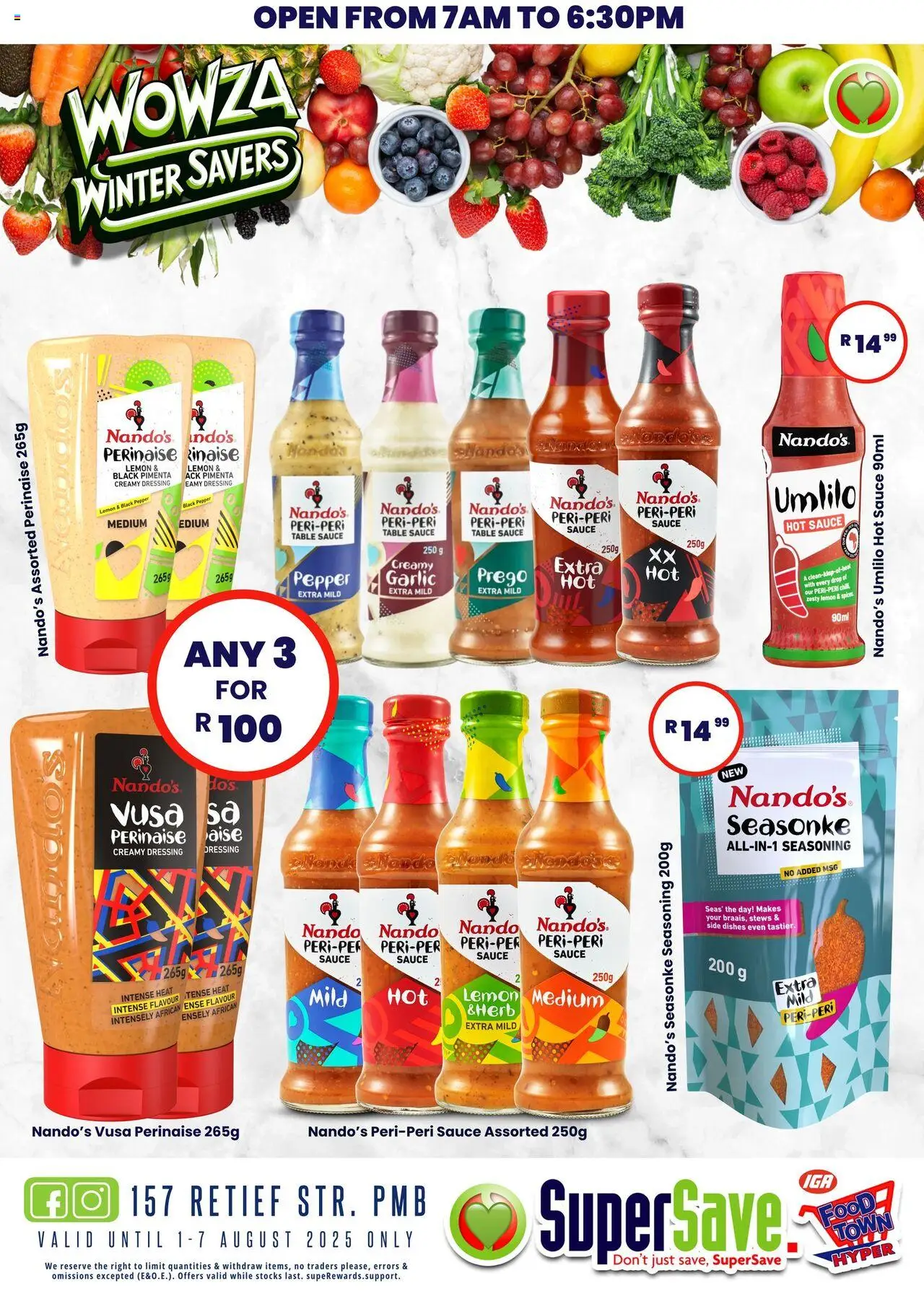Super Save Specials │ valid from 01.08.2025 | Page: 14 | Products: Table, Dressing, Sauce, Garlic
