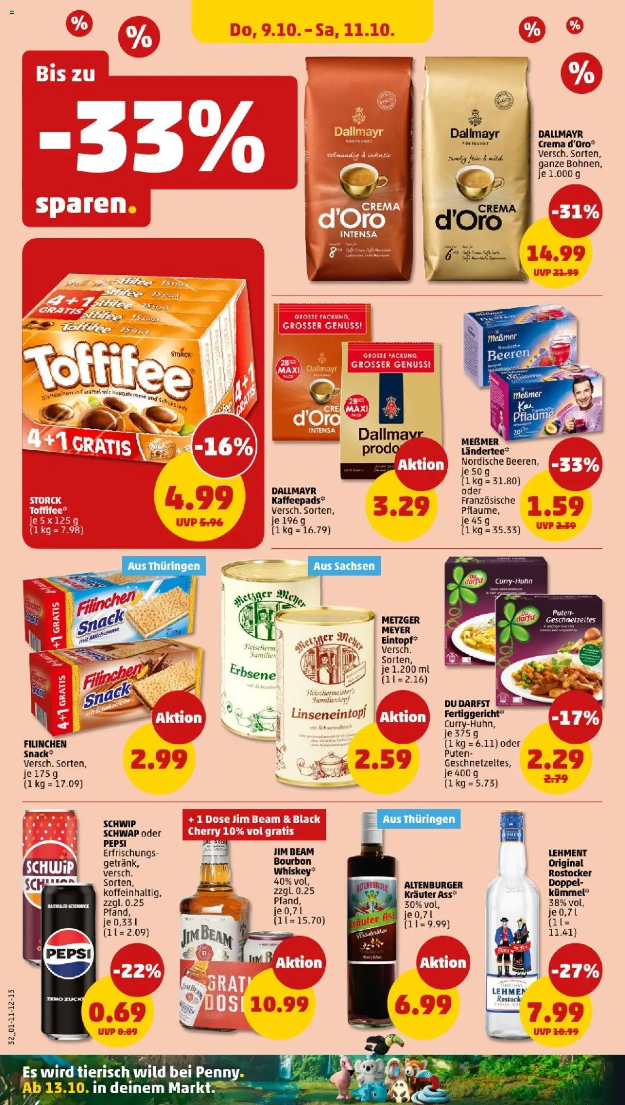 Penny - Sachsen-Anhalt – gültig ab 06.10.2025 | Seite: 34 | Produkte: Messmer, Grat, Schweinefleisch, Bourbon